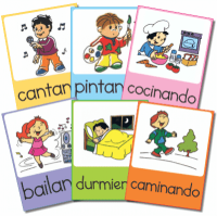 Flashcards-Continuous-Verbs -Spanish